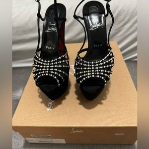 Christian Louboutin vegastrassima alta with original box and dust bag.